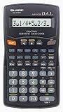 Sharp EL-503W Scientific and Fraction Calculator with Advanced D.A.L. in Black