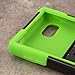 Empire MPERO IMPACT X Series Kickstand Case for LG Optimus F3 - Retail Packaging - Black/Neon Green