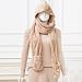 Nanxson(TM) Women Hoodie Gloves Earflap Hat Long Scarf Shawl Wraps WJ0011