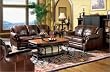Princeton Leather Sofa and Love Seat By Coaster