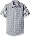 French Toast Boys' Short Sleeve Poplin Dress Shirt