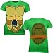 Search : Mighty Fine TMNT Teenage Mutant Ninja Turtles Green Costume Juniors T-shirt Tee