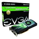 EVGA 512-P3-N873-AR e-GeForce 9800 GTX + 512 MB DDR3 PCI-Express 2.0 Graphics Card -Lifetime Warranty