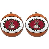 Topperscot Milwaukee Bucks Mini Basketball Ornament Set