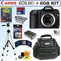 Canon EOS 50D 15.1MP Digital SLR Camera (Body) + 8GB Deluxe Accessory Kit