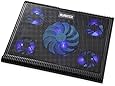 AVANTEK CP165 14''-16'' Laptop Cooling Pad Notebook Cooler with 5 Quiet Fans and Dual-Port USB