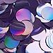 30mm Round Flat Sequins Lavender Lazersheen Rainbow Reflective Metallic. Made in USA