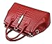 Heshe® Vintage New Office Lady Luxury Fashion Crocodile Tote Top Handle Crossbody Shoulder Purse Handbag for Women