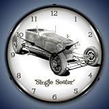 Single Seat Hotrod Racer Wall Clock