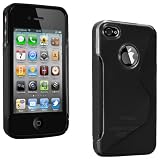 mumbi Power Grip TPU Silikon Schutzh�lle f�r Apple iPhone 4/4S schwarzvon "mumbi"