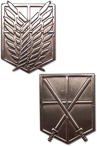 Attack On Titan 104th Trainees Squad &amp; Scouting Legion Emblem Pins by Attack on Titans