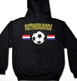 Netherlands Flags International Soccer Sweatshirt, Dutch Soccer Mens Hoodie