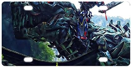 Hot Kitchen Custom Transformers Design Metal License Plate Auto Tag Car 6" X 12"