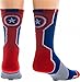 Marvel Comics Captain America Active Adult Crew Socks