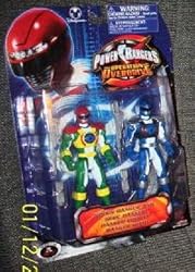 Power Rangers Operation Overdrive Twin Pack Green Ranger & Blue Ranger 5 Inch Action Figures