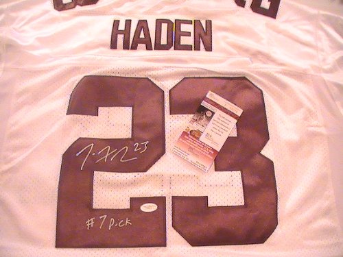 JOE HADEN SIGNED AUTOGRAPHED CLEVELAND BROWNS JERSEY JSA
