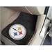 Pittsburgh Car Mats 2 Piece universal fit Car Floor Mat (Rug) - Pittsburgh Steelers NFL Football