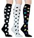 Fashion Socks | Knee Socks | Knee-High Socks | Girls Knee-High Socks - Polka Dot Knee High Socks by Foot Traffic in Multi Color