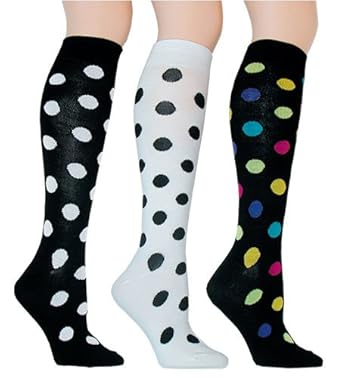 Polka Dot Knee High Socks by Foot Traffic