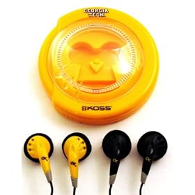 Koss Sportbuds 2-Pack Stereo Earphones with Team Logo Case (Georgia Tech) by 