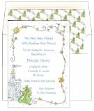 Dragons and Castles Printable Boy Invitation