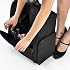 Alberta Black Fabric Trolley