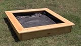 5 Foot Square Bench Sandbox
