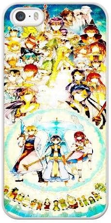 Generic Call Phone Case for iPhone 5 5s [Color:White] MAGI THE LABYRINTH OF MAGIC® SERIES [Numbering:DJKSJGFOK2316]
