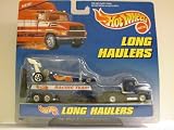 Hot Wheels - LONG HAULERS Transport Rig - Tractor / Trailer and Hot Wheels DRAGSTER Included