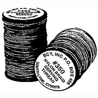 BCY Archery Bowstring Products, 350# Nylon Braid End Serving Thread Dia .015", Spool 1 Lb