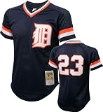 Kirk Gibson #23 1984 Detroit Tigers Navy Mitchell & Ness Mesh BP Jersey
