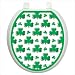 Toilet Tattoos TT-P100 Seasonal Toilet Seat Applique with Shamrock Design
