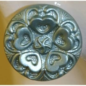 3 Pair Shiny Flower Acrylic Stud Earrings ( 6 colors )