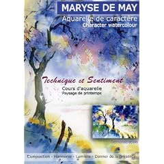 Technique et Sentiment 01 - Paysage de printemps - Aquarelle de caract�re