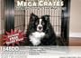 New 48" Double Door Folding Dog Crate W/ Divider $79.99