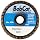 Weiler BobCat 2" Diameter, 80 Grit, Zirconium, Plastic Backing, Type 27 Specialty Abrasive Flap Mini Disc