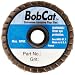 Weiler BobCat 2" Diameter, 80 Grit, Zirconium, Plastic Backing, Type 27 Specialty Abrasive Flap Mini Disc