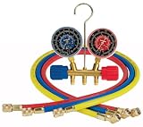 Robinair 40153 Side-Wheel Manifold Gauge with 1/4