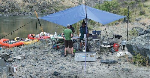 Big Duck 2 Tarp - 20x20 by Whitewater Innovations - Available in Blue and Tan