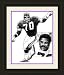 Minnesota Vikings Framed Jim Marshall Minnesota Vikings By Michael Mellett NFL Football