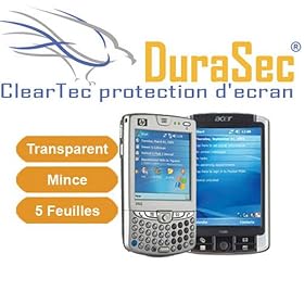 5 x DuraSec ClearTec protection d'�cran pour HP Compaq Jornada 728
