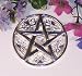 Ritual Tools: Pentagram and Leaves Altar Tile.