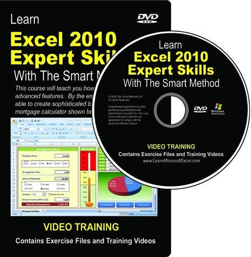 learn excel 2010 expert skills with the smart method dvd rom video course courseware tutorial teaching advanced