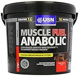 USN Muscle Fuel Anabolic Lean Muscle Gain Shake Powder, Chocolate - 4 kg