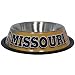 Missouri Tigers Stainless Steel Dog Bowl