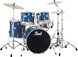 Pearl Vision VSX 5-Piece Standard Drum Shell Pack, Strata Blue Chrome Hardware