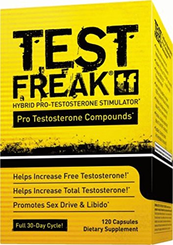 Pharmafreak Test Freak - #1 Selling Testosterone Booster - Hybrid Pro - Testosterone Stimulator - 120 Capsules - Boost Testosterone - Helps to Increase Muscle Mass, Energy, Stamina, Libido Pharmafreak Test Freak - #1 Selling Testosterone Booster - Hybrid Pro - Testosterone Stimulator - 120 Capsules - Boost Testosterone - Helps to Increase Muscle Mass, Energy, Stamina, Libido