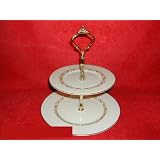 Castleton China Carlton Tidbit Tray 2 Tier by CASTLETON CHINA