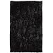 Faux Sheepskin Area Rug, 2-footx3-foot, BLACK