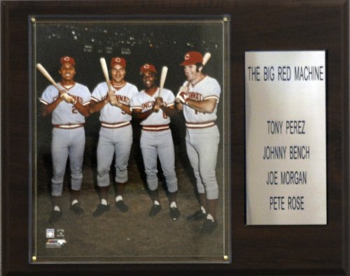 MLB Rose-Bench-Morgan-Perez Cincinnati Reds Player Plaque